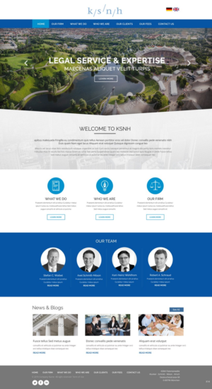 International Patent Law Firm Needs a New Website Design