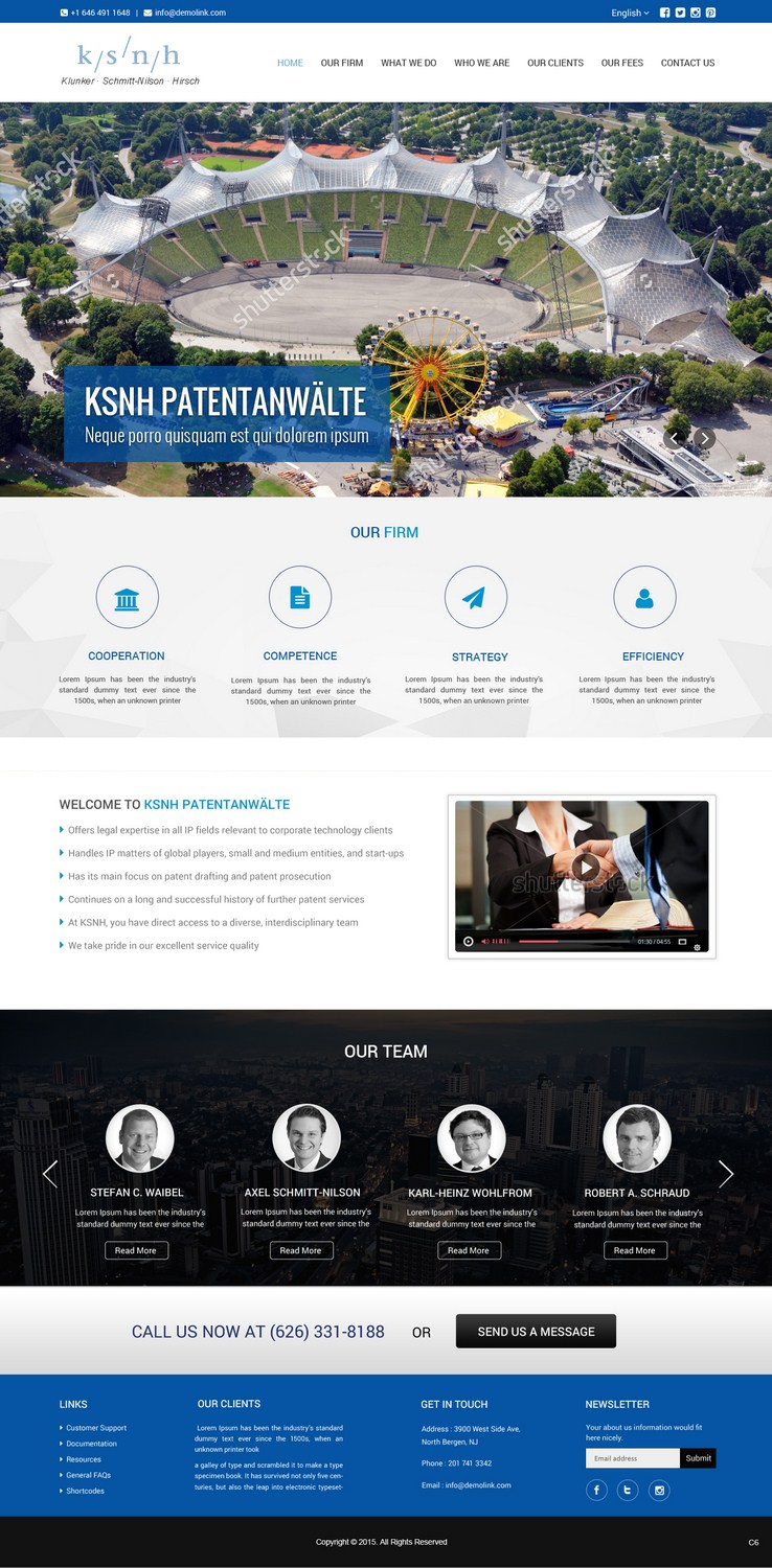 Web Design by pb for KSNH Patentanwälte | Design #10393440