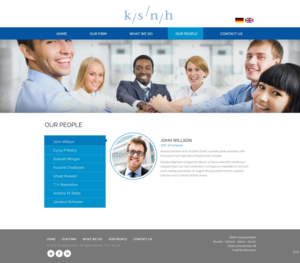 Diseño Web por pb para KSNH Patentanwälte | Diseño: #10793738