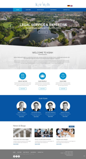 Diseño Web por pb para KSNH Patentanwälte | Diseño: #10793739