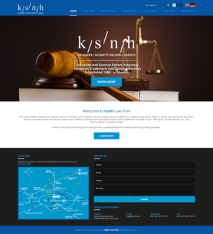 Diseño Web por Jerieboy para KSNH Patentanwälte | Diseño: #10536677