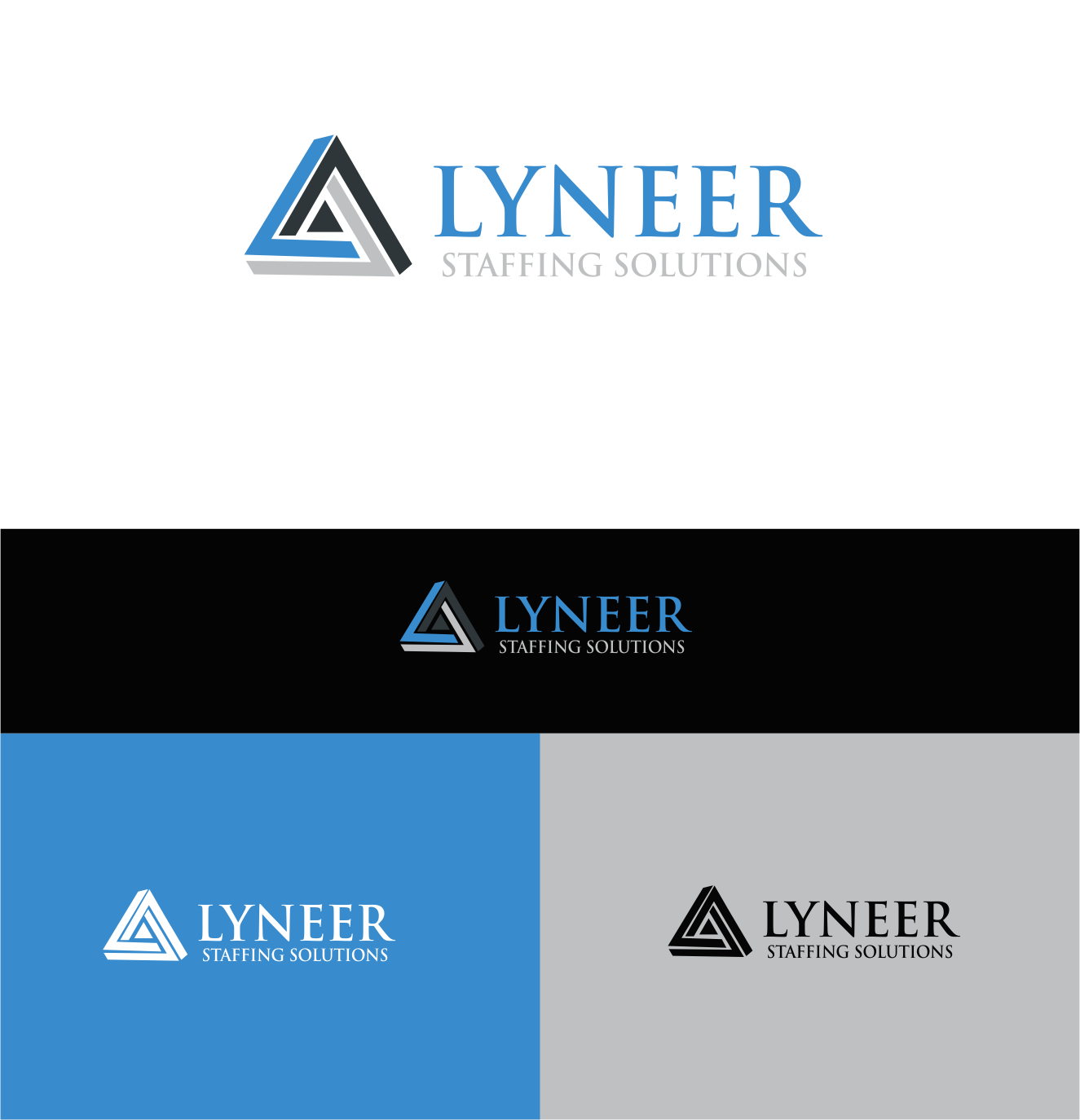 Logo Design by green20 for Lyneer Staffing Solutions | Design #10416476