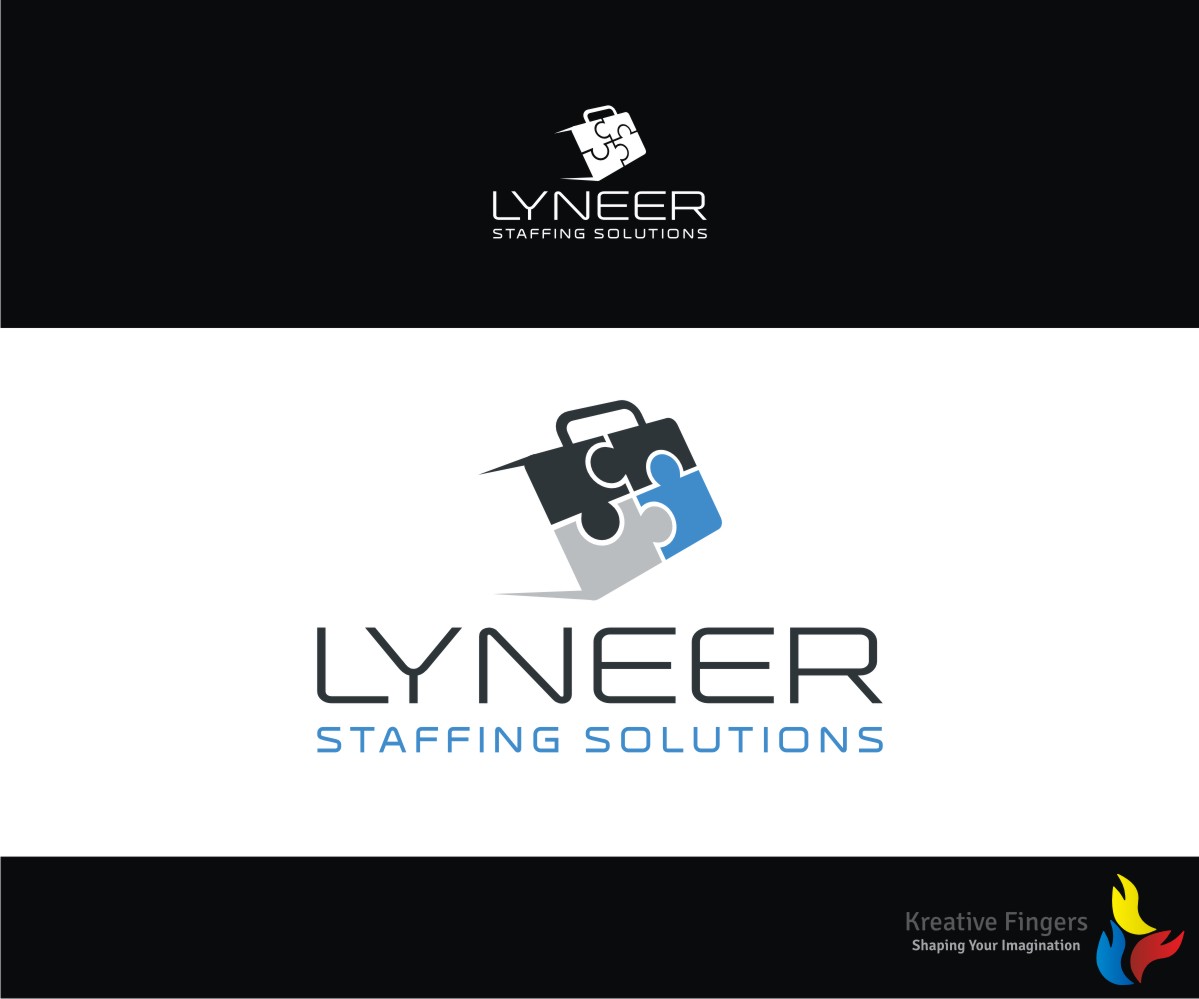 Playful, Modern, Employment Agency Logo Design for Lyneer Staffing - Lyneer Staffing Solutions Cherry Hill Nj