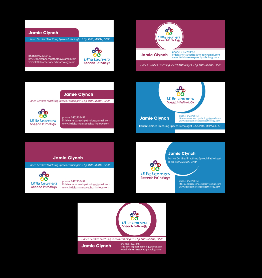 Business Card Design by nemorosa for Little Learners | Design #2198161