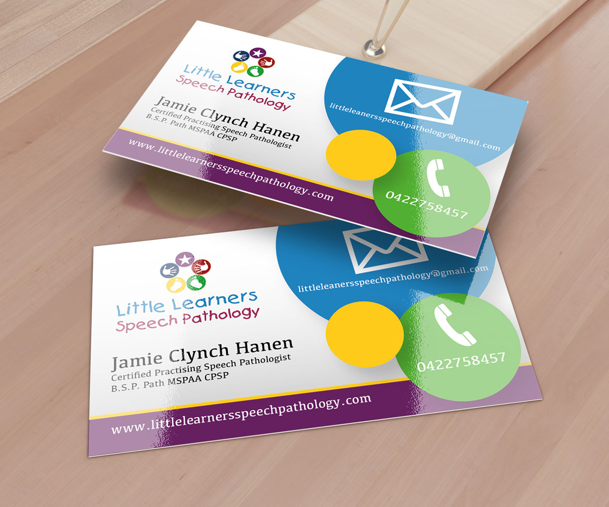 Business Card Design by JMFA for Little Learners | Design #2198882