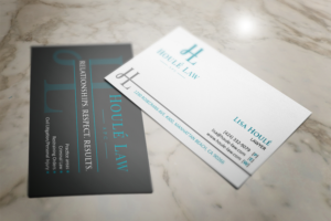 Houlé Law Business cards and stationary design project | Visitenkarten-Design von Grafactory