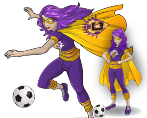 Soccer Fan Super Hero Needs Caricature | Design Illustration par dsgrapiko