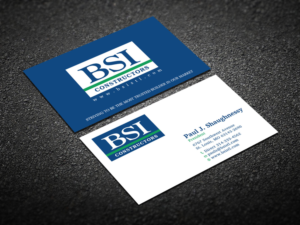 Business Card Design by Verified artistry (Design garden) for BSI Constructors | Design: #10422491