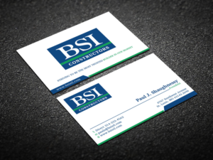 Business Card Design by Verified artistry (Design garden) for BSI Constructors | Design: #10422502