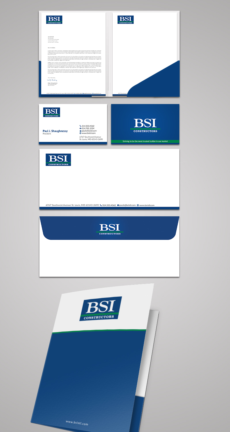 Business Card Design by AFHUN for BSI Constructors | Design #10688061