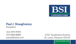 Business Card Design by AFHUN for BSI Constructors | Design: #10990312