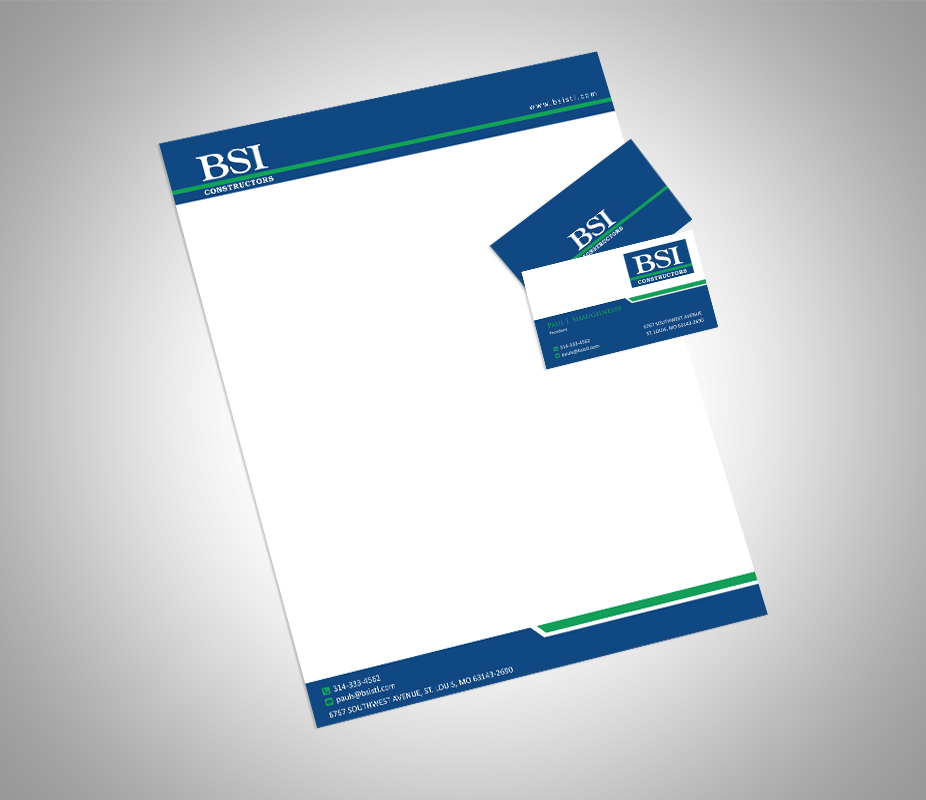 Business Card Design by Grafactory for BSI Constructors | Design #10678691