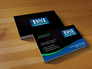 Business Card Design by Creations Box 2015 for BSI Constructors | Design: #10402067