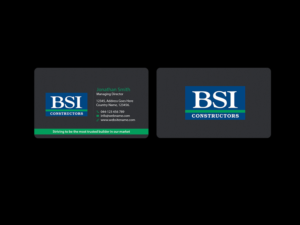 Business Card Design by Creations Box 2015 for BSI Constructors | Design: #10402075