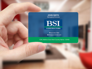 Business Card Design by Creations Box 2015 for BSI Constructors | Design: #10402079
