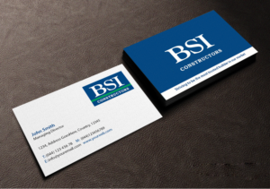 Business Card Design by Creations Box 2015 for BSI Constructors | Design: #10402086