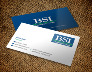 Design de Carte de Visite par Brand aid pour BSI Constructors | Design #10538087