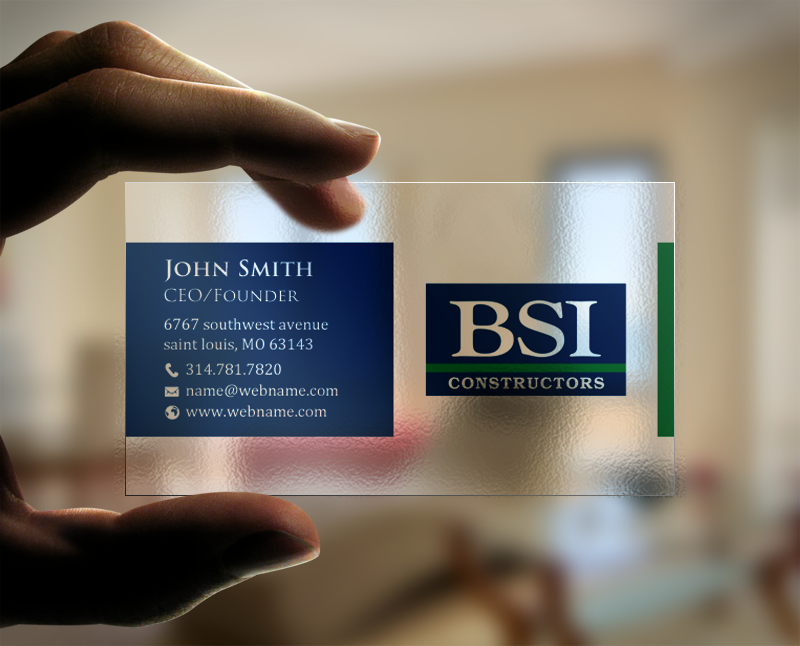 Business Card Design by chandrayaan.creative for BSI Constructors | Design #10394626