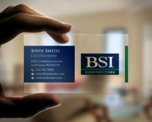 Business Card Design by chandrayaan.creative for BSI Constructors | Design: #10394626