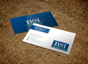 Business Card Design by chandrayaan.creative for BSI Constructors | Design: #10538014