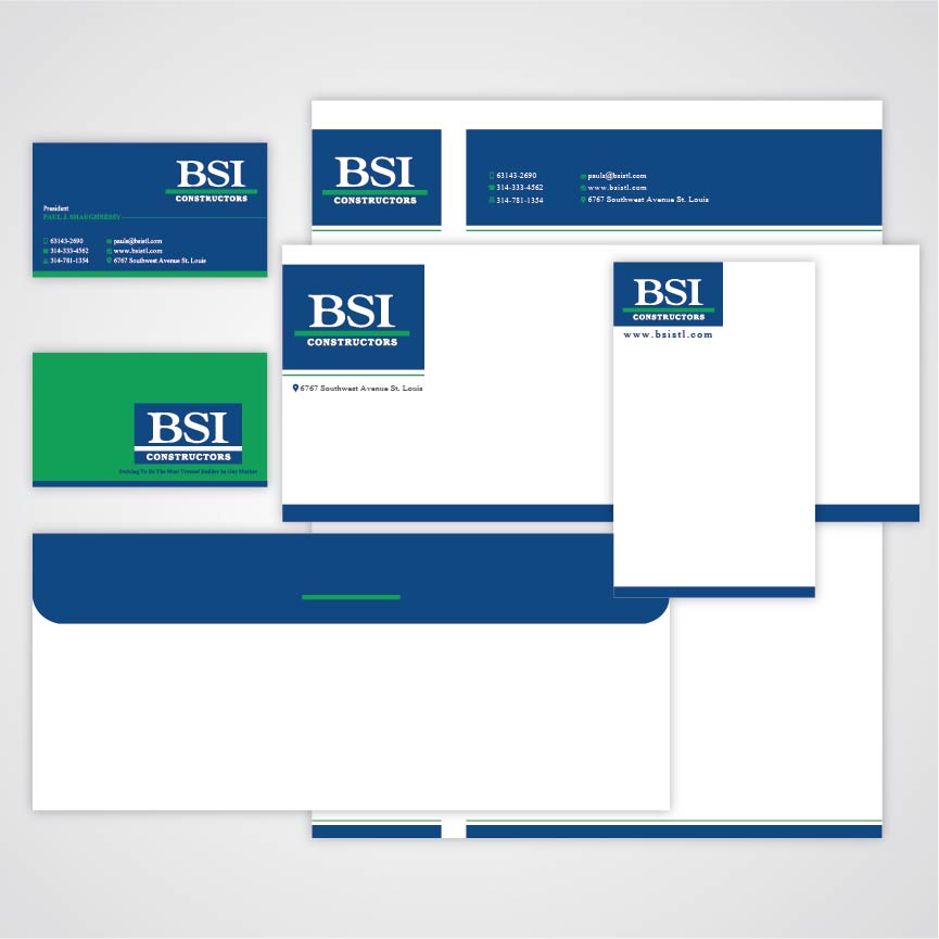 Business Card Design by zoovdesign for BSI Constructors | Design #10454730