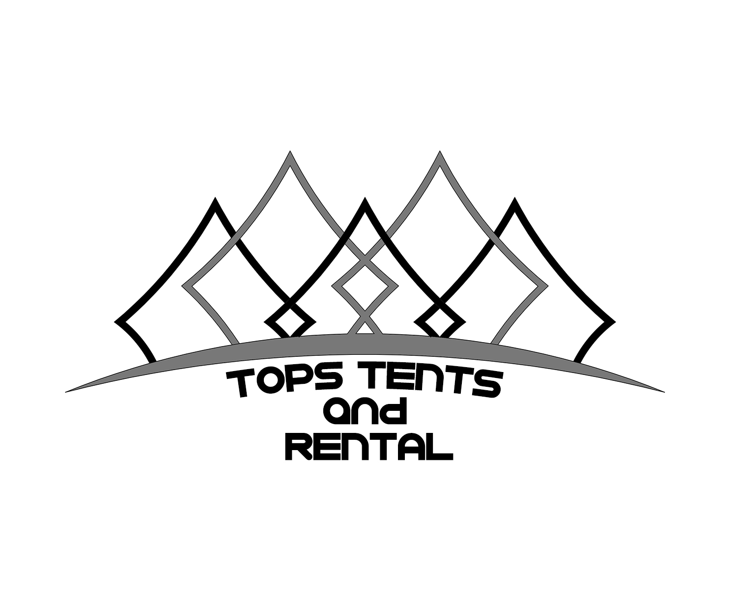Logo-Design von E.Dorranipour für Tops Tents & Rentals | Design #10448241