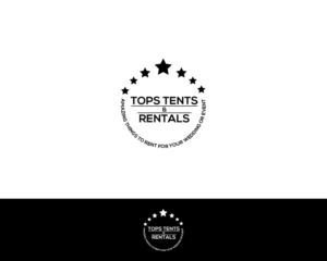 Logo-Design von FAMous_Designs für Tops Tents & Rentals | Design: #10399859