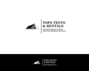 Logo-Design von FAMous_Designs für Tops Tents & Rentals | Design: #10399860