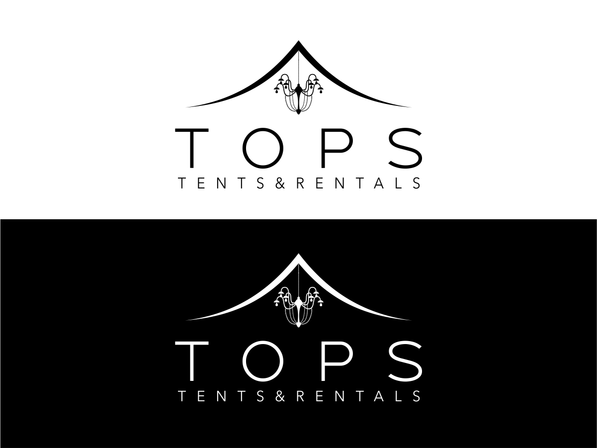 Logo-Design von MICHAEL S.B für Tops Tents & Rentals | Design #10397921