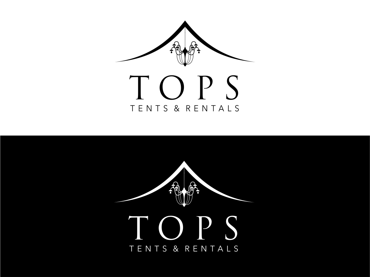 Logo Design by MICHAEL S.B for Tops Tents & Rentals | Design #10415722