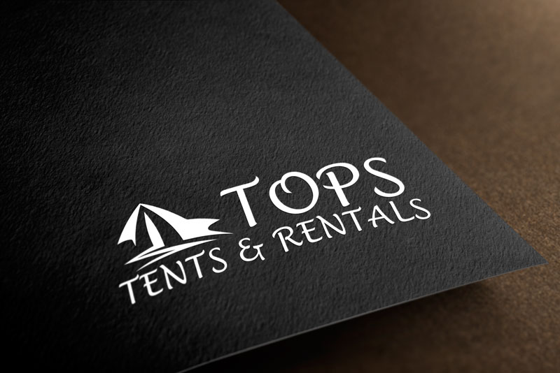 Logo-Design von salam1891991 für Tops Tents & Rentals | Design #10400184