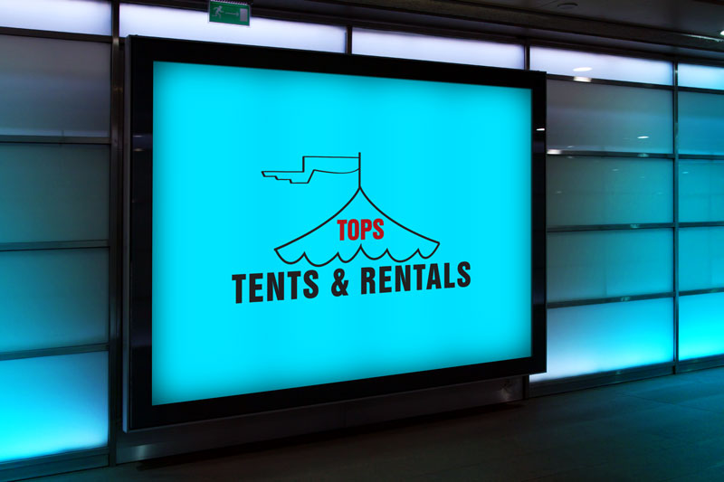 Logo-Design von ihossain14091992 für Tops Tents & Rentals | Design #10400407