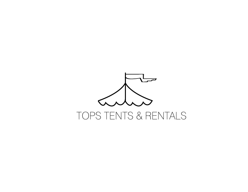 Logo-Design von ihossain14091992 für Tops Tents & Rentals | Design #10400410