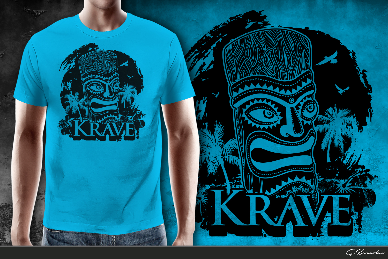 T-shirt Design by gekgrfx for Krave CH LLC | Design #10506159