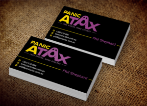 Business Card Design by Lanka Ama for Panic Atax Pty Ltd | Design: #10395507