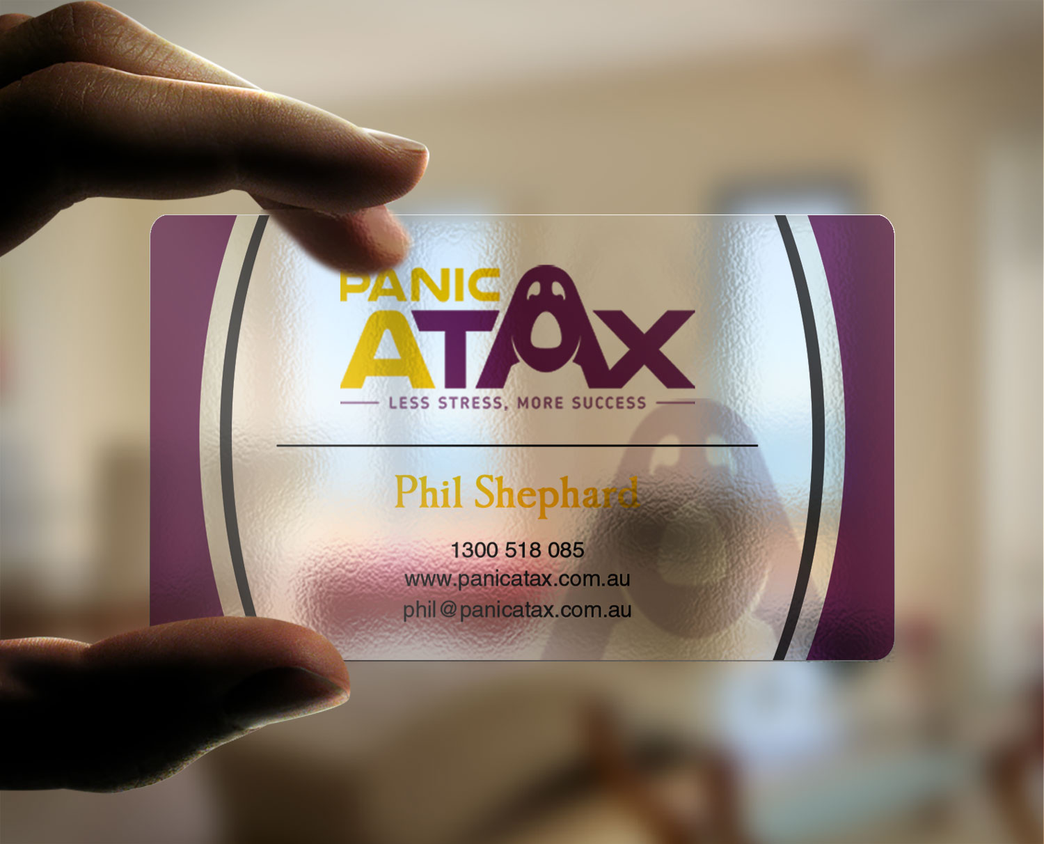 Business Card Design by Lanka Ama for Panic Atax Pty Ltd | Design #10395517