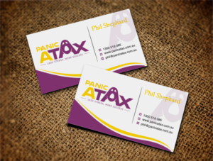 Business Card Design by Lanka Ama for Panic Atax Pty Ltd | Design: #10395520