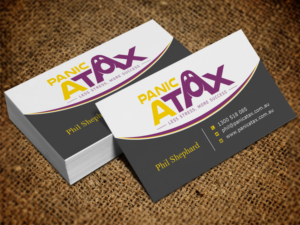 Business Card Design by Lanka Ama for Panic Atax Pty Ltd | Design: #10395527