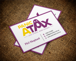 Business Card Design by Lanka Ama for Panic Atax Pty Ltd | Design: #10395529