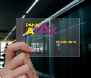 Business Card Design by Lanka Ama for Panic Atax Pty Ltd | Design: #10395559