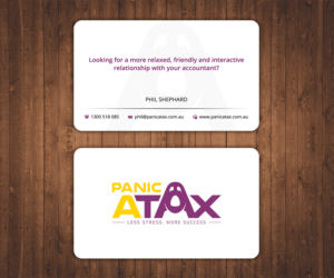 Business Card Design by Stylez Designz for Panic Atax Pty Ltd | Design: #10439459