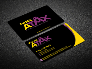 Business Card Design by Verified artistry (Design garden) for Panic Atax Pty Ltd | Design: #10397055