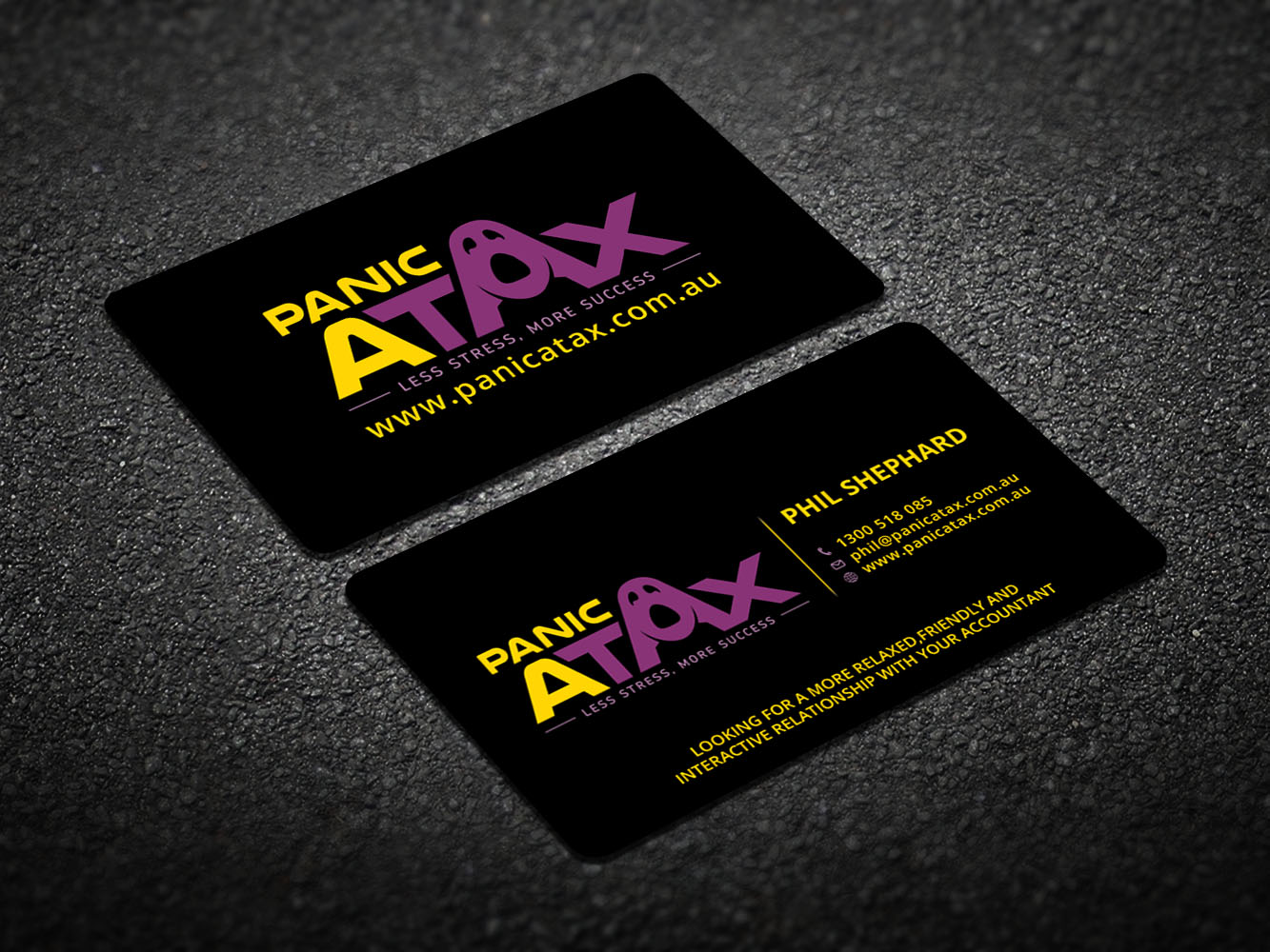 Design de Carte de Visite par Verified artistry pour Panic Atax Pty Ltd | Design #10397060