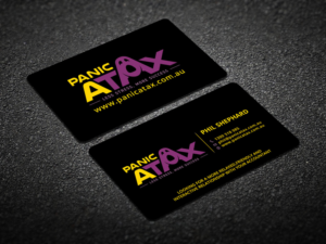 Business Card Design by Verified artistry (Design garden) for Panic Atax Pty Ltd | Design: #10397060