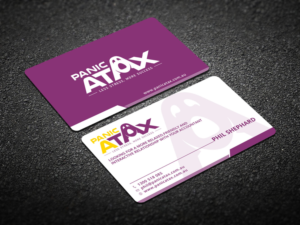Business Card Design by Verified artistry (Design garden) for Panic Atax Pty Ltd | Design: #10397061