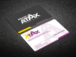 Business Card Design by Verified artistry (Design garden) for Panic Atax Pty Ltd | Design: #10397063