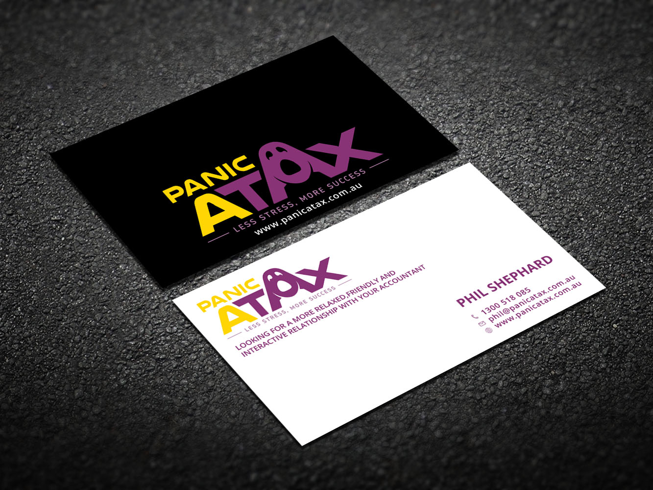 Design de Carte de Visite par Verified artistry (Design garden) pour Panic Atax Pty Ltd | Design #10397071