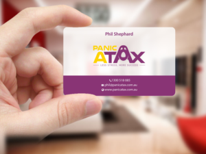 Business Card Design by Creations Box 2015 for Panic Atax Pty Ltd | Design: #10401946