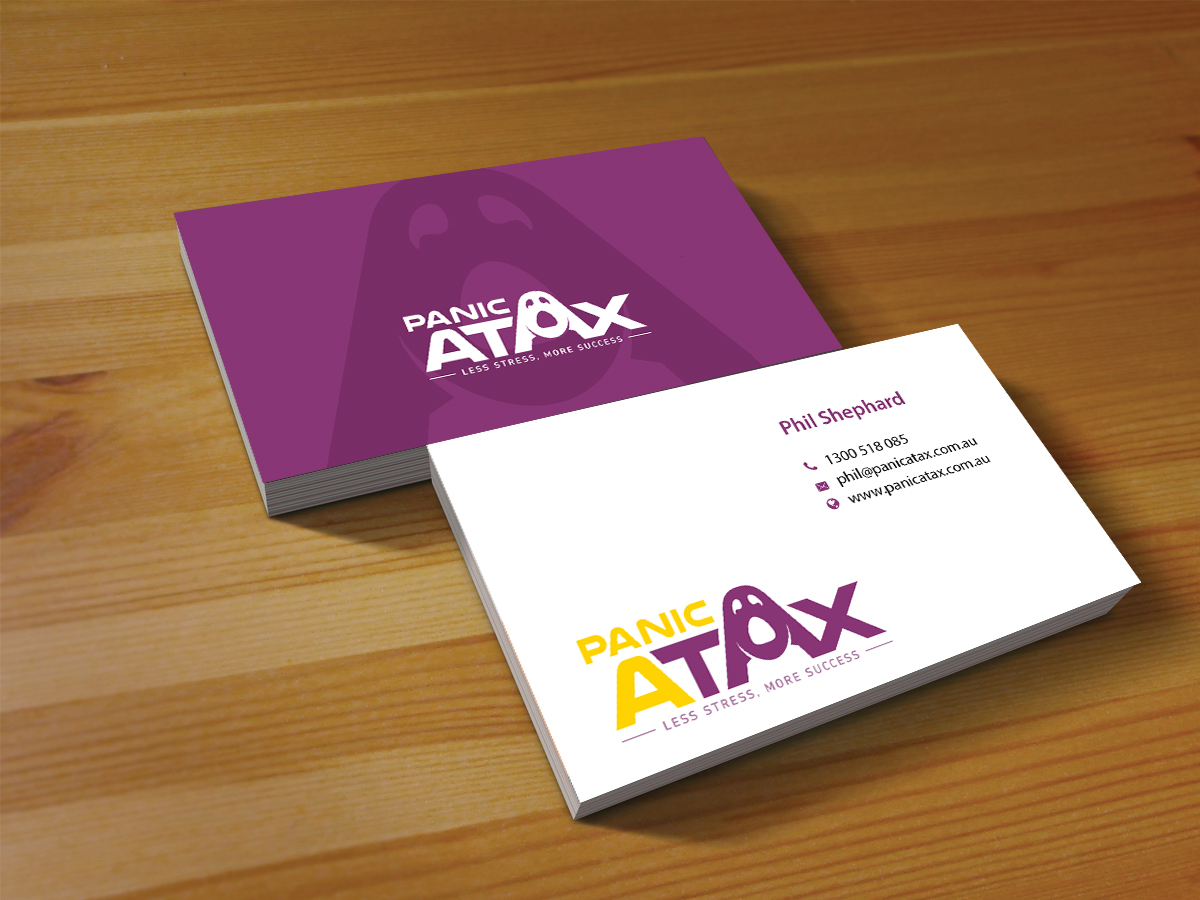Visitenkarten-Design von Creations Box 2015 für Panic Atax Pty Ltd | Design #10401954