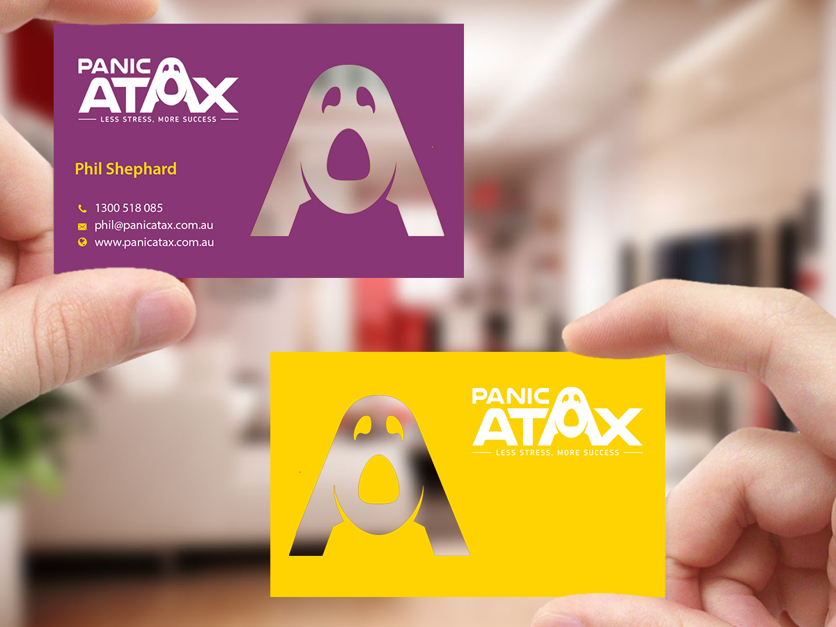 Diseño de Tarjeta de Presentación por Creations Box 2015 para Panic Atax Pty Ltd | Diseño #10401958